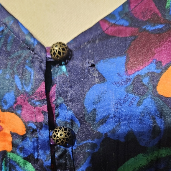 The Pioneer Woman Floral Satin Dress 3X - Picture 3 of 5